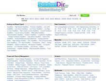 Tablet Screenshot of datasheetdir.com